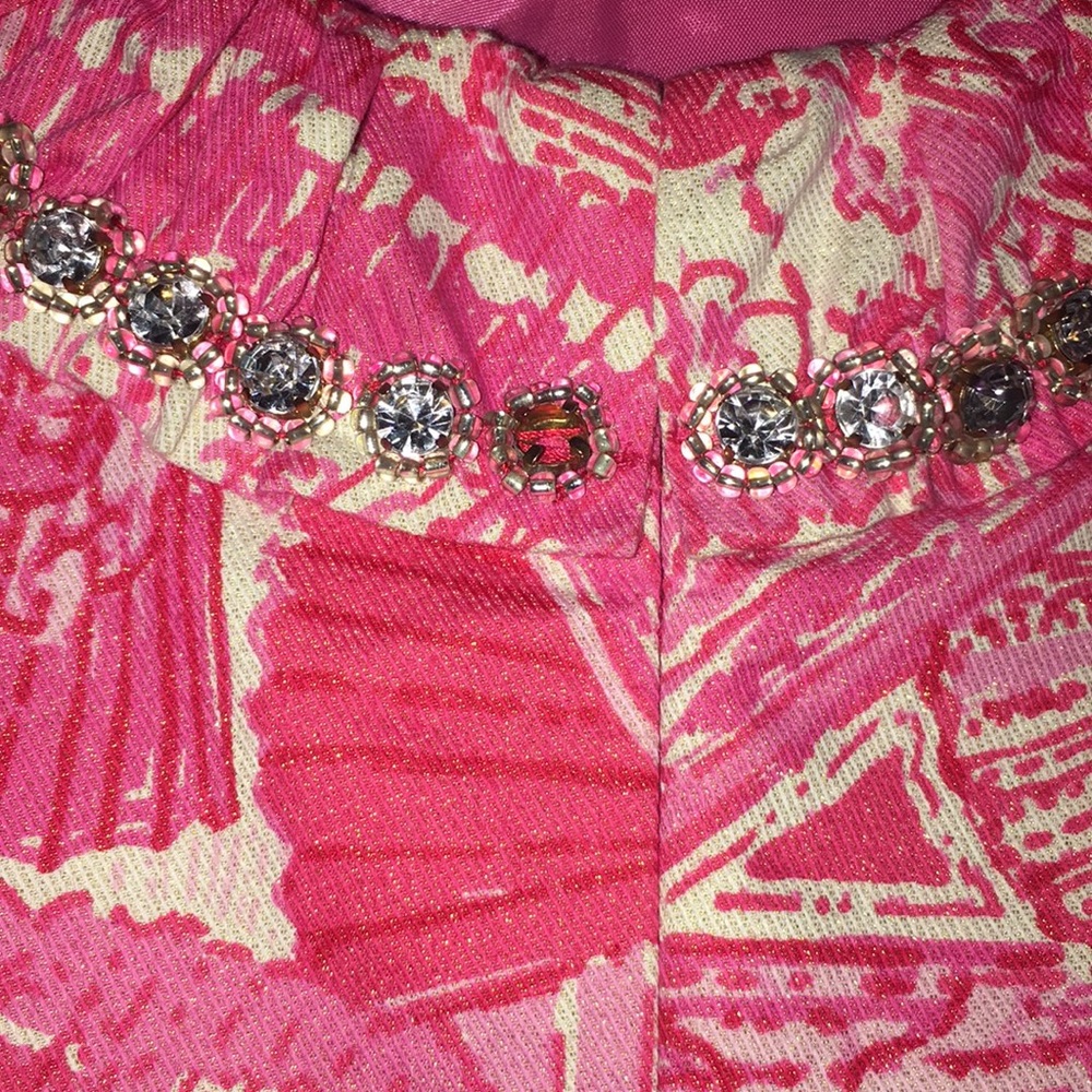 Lilly Pulitzer Shift with Rhinestone Trim - Picture 4 of 5